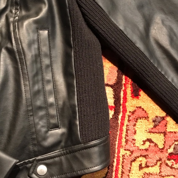 JACK BB Dakota cropped vegan leather jacket - Picture 4 of 8